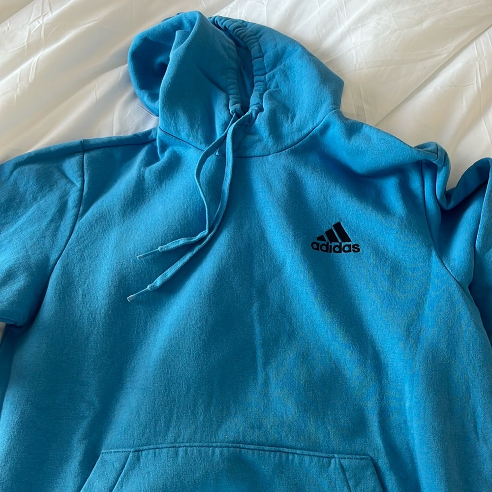 Blue adidas hoodie NWOT